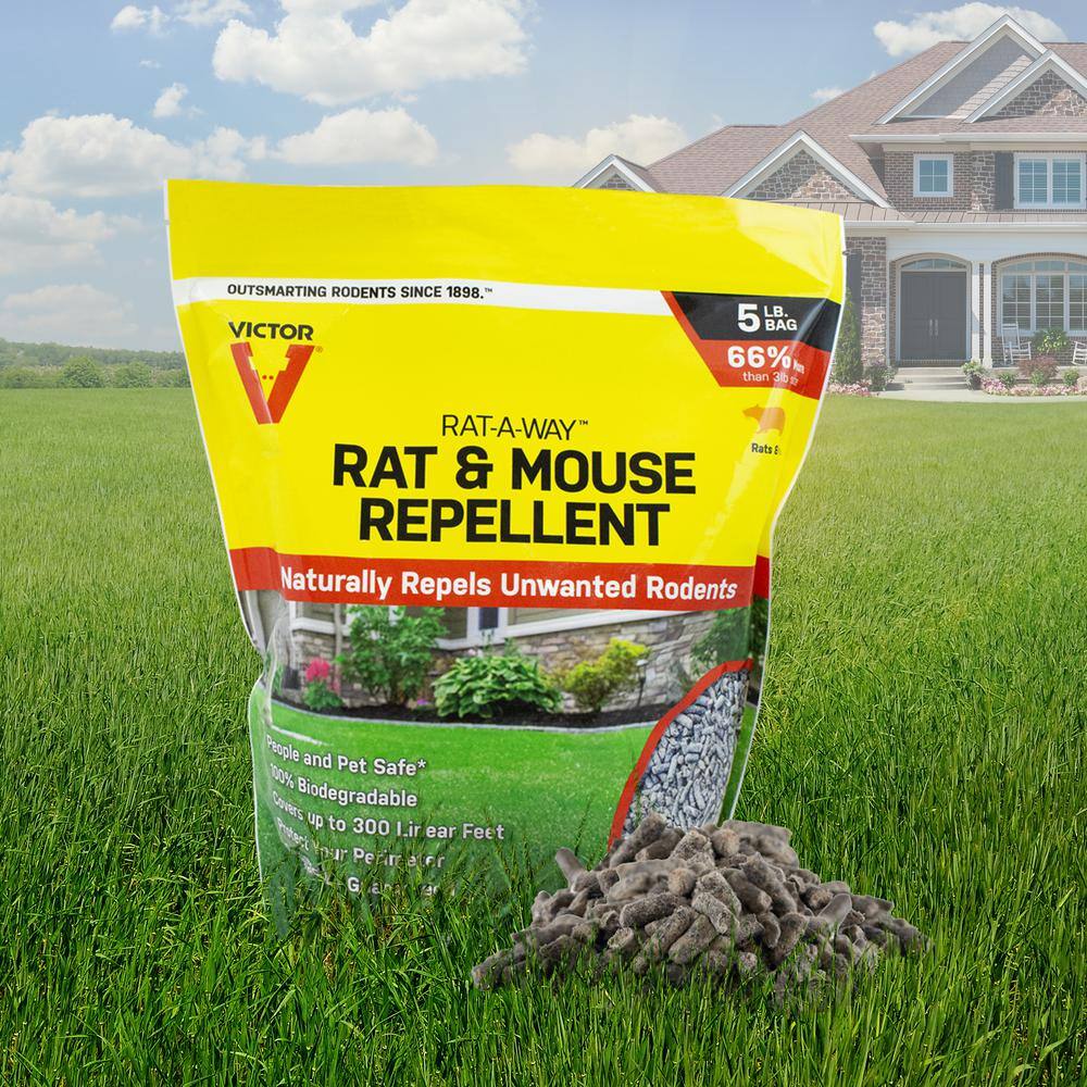 Victor Rat-A-Way 5 lbs. Rat and Mouse Repellent Granules M8075