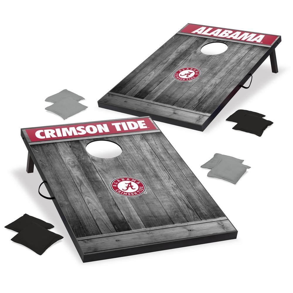 Wild Sports Alabama Crimson Tide 24 in. W x 36 in. L Cornhole Bag Toss 1-16023-GW505WD