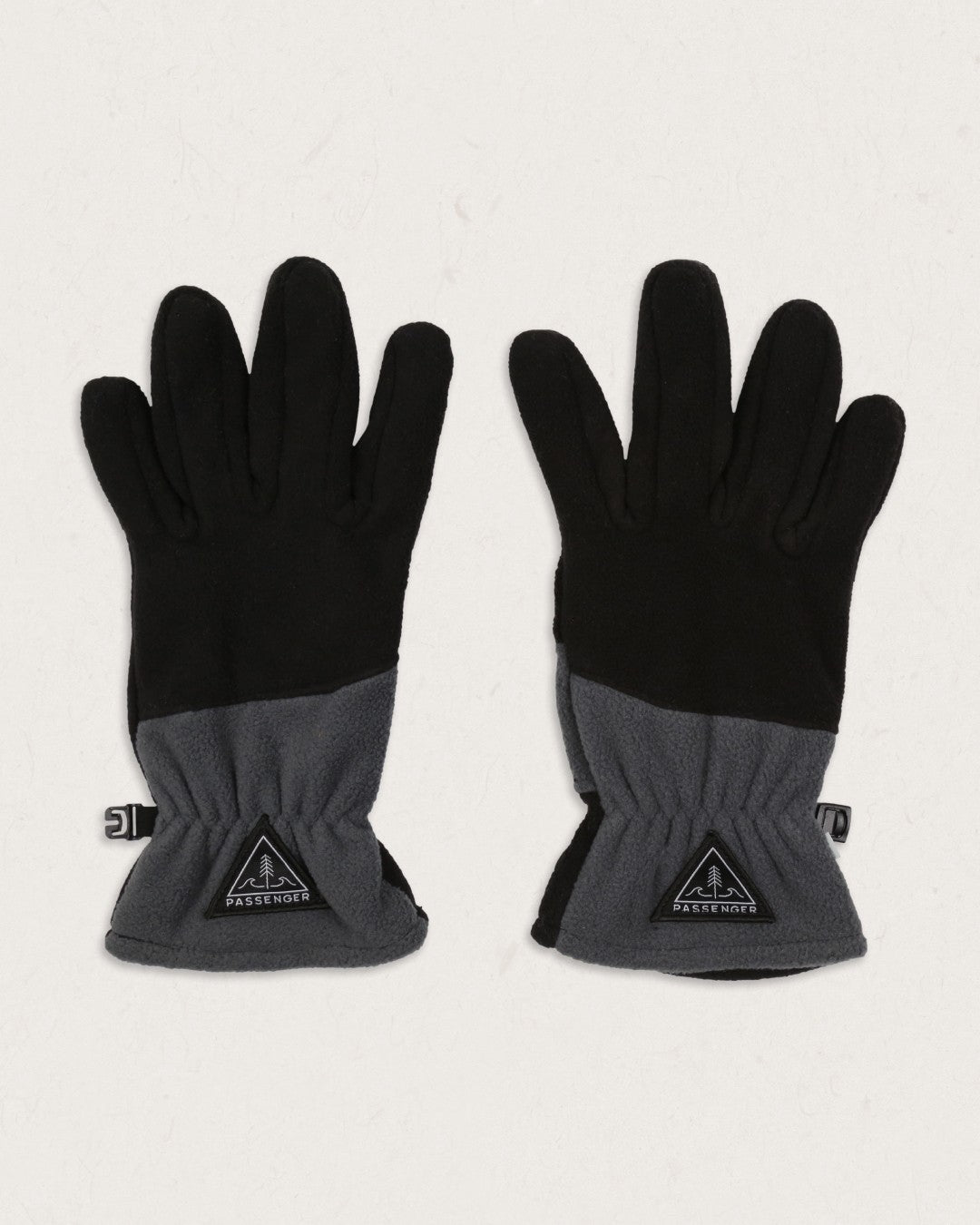 Daytrip Recycled Polar Fleece Touch Screen Gloves - Black