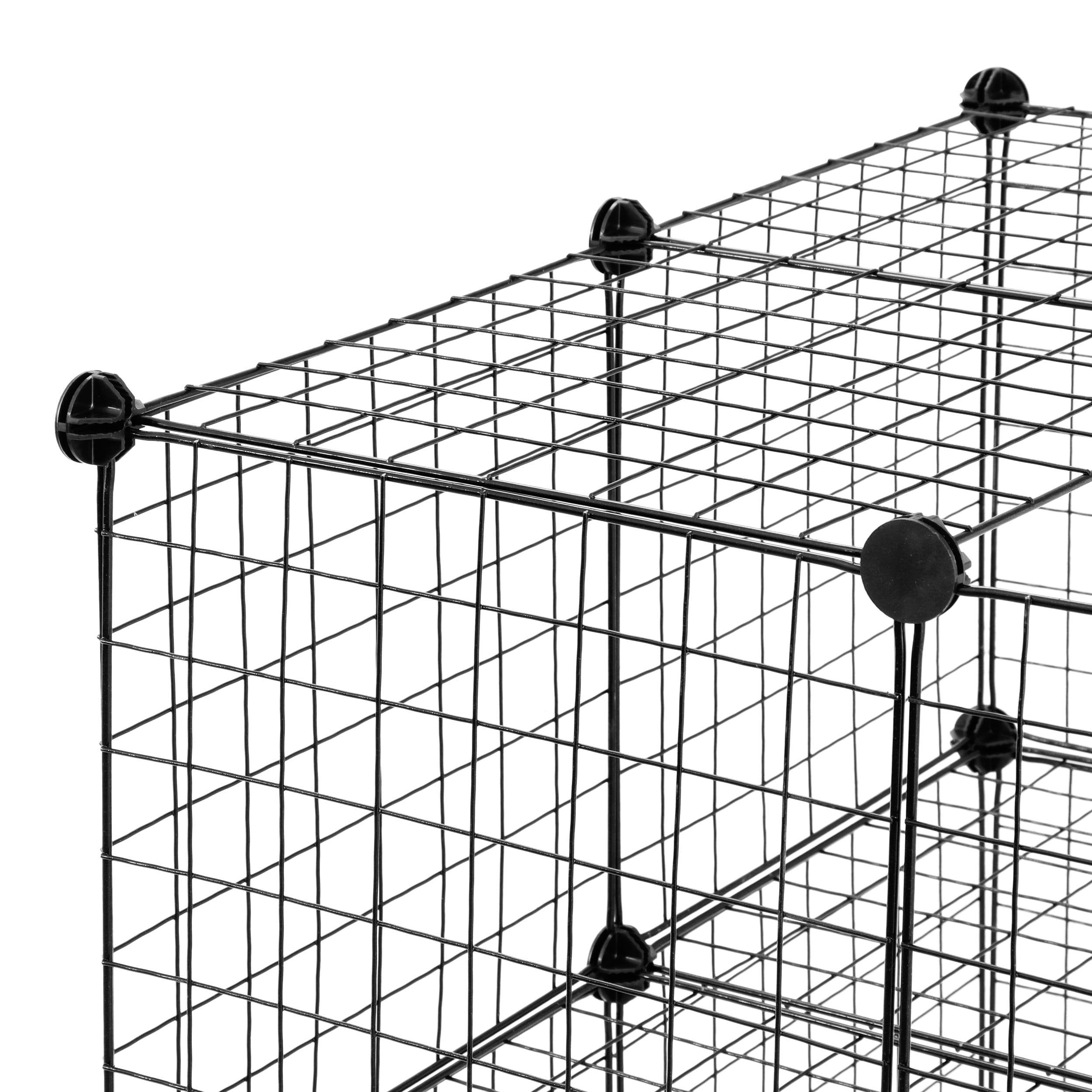 generic Two Tiers Dog Pet Playpen Small Animals Exercise Crate Metal Wire Fence