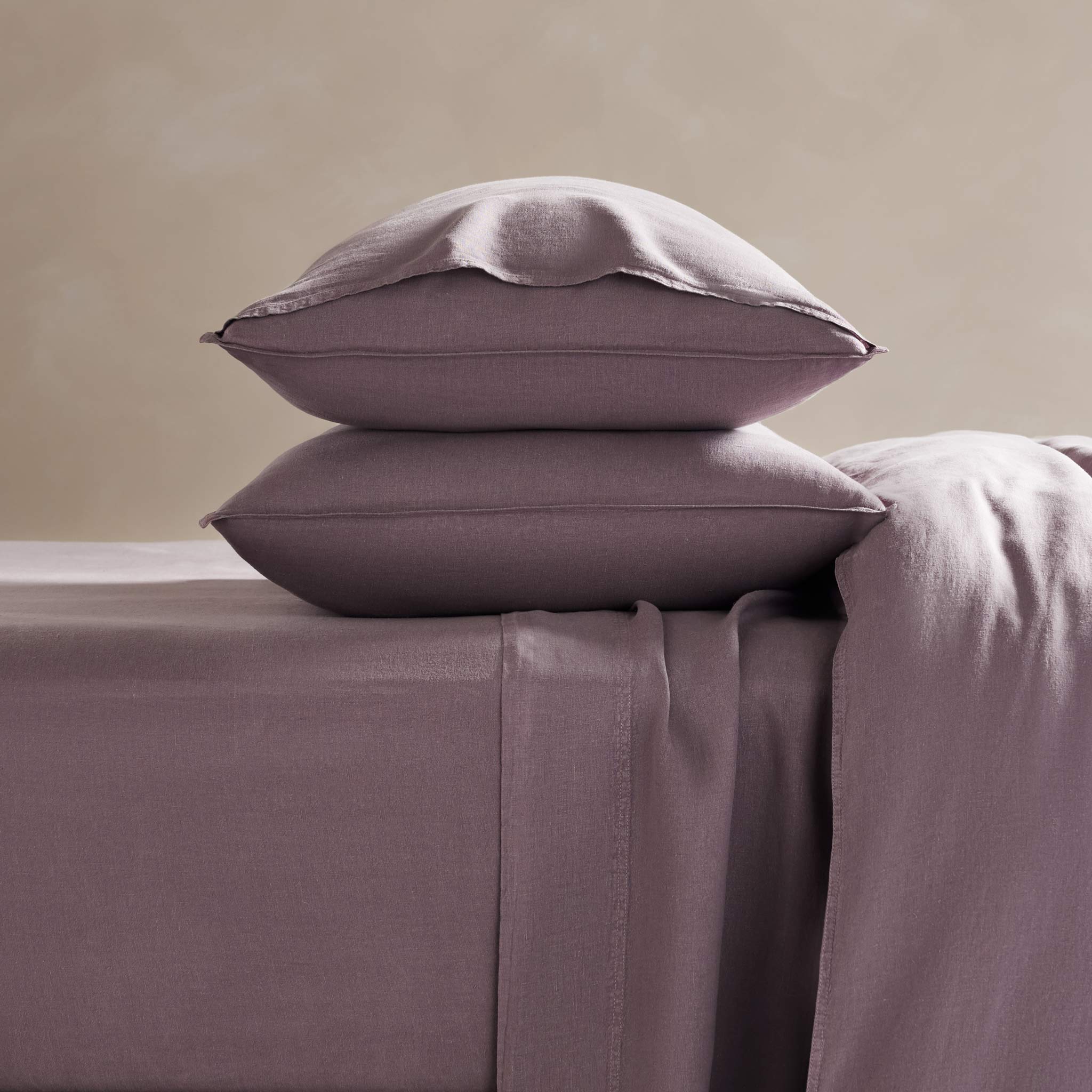 Washed Linen Core Sheet Set