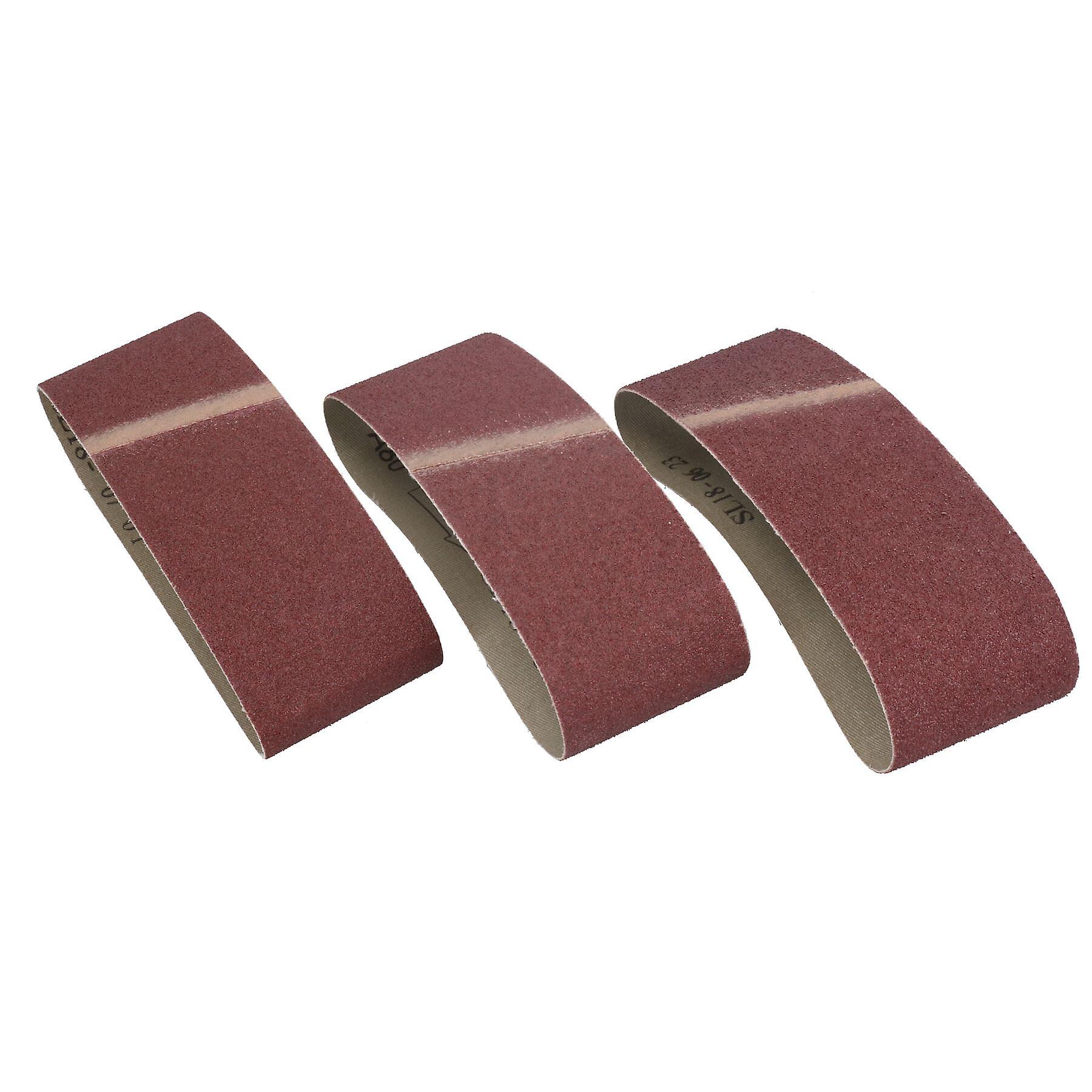 400mm x 60mm Mixed Grit Abrasive Sanding Belts Power File Sander Belt 3pc