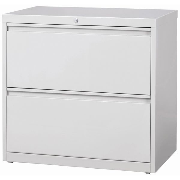 Lorell 2 Drawer Lateral File Cabinet， Letter/Legal/A4， 36