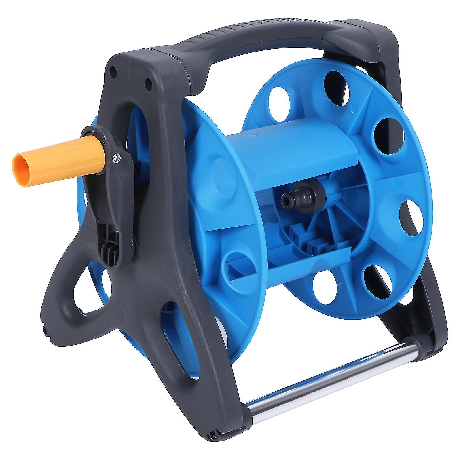 G1/2in Garden Hose Reel Rack Portable Water Pipe Storage Organizer Winding Tools