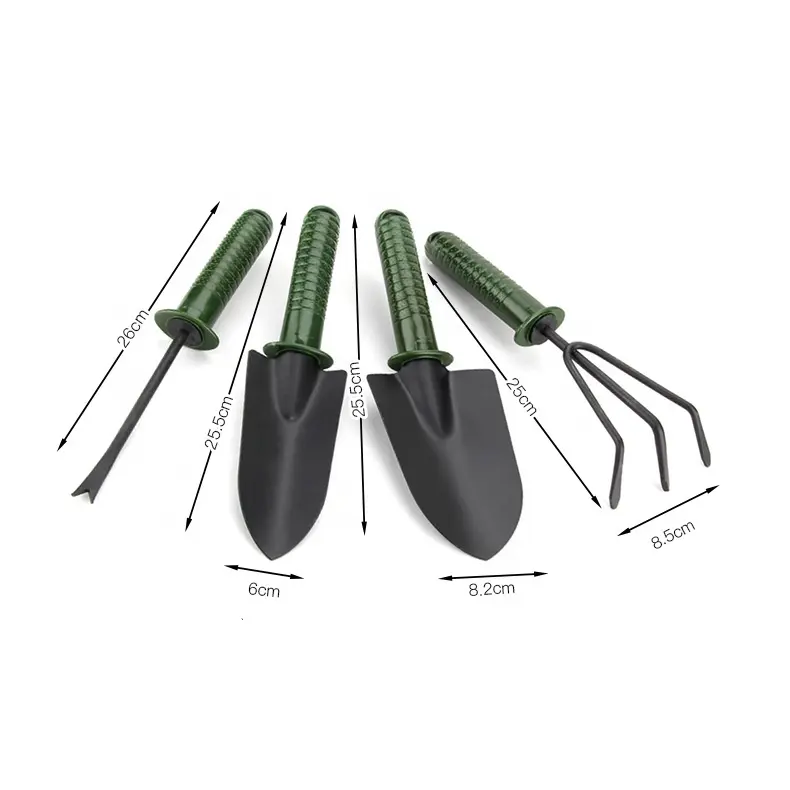 Gardening 4 piece set flower planting tool household flower planting spade outdoor digging flower potted