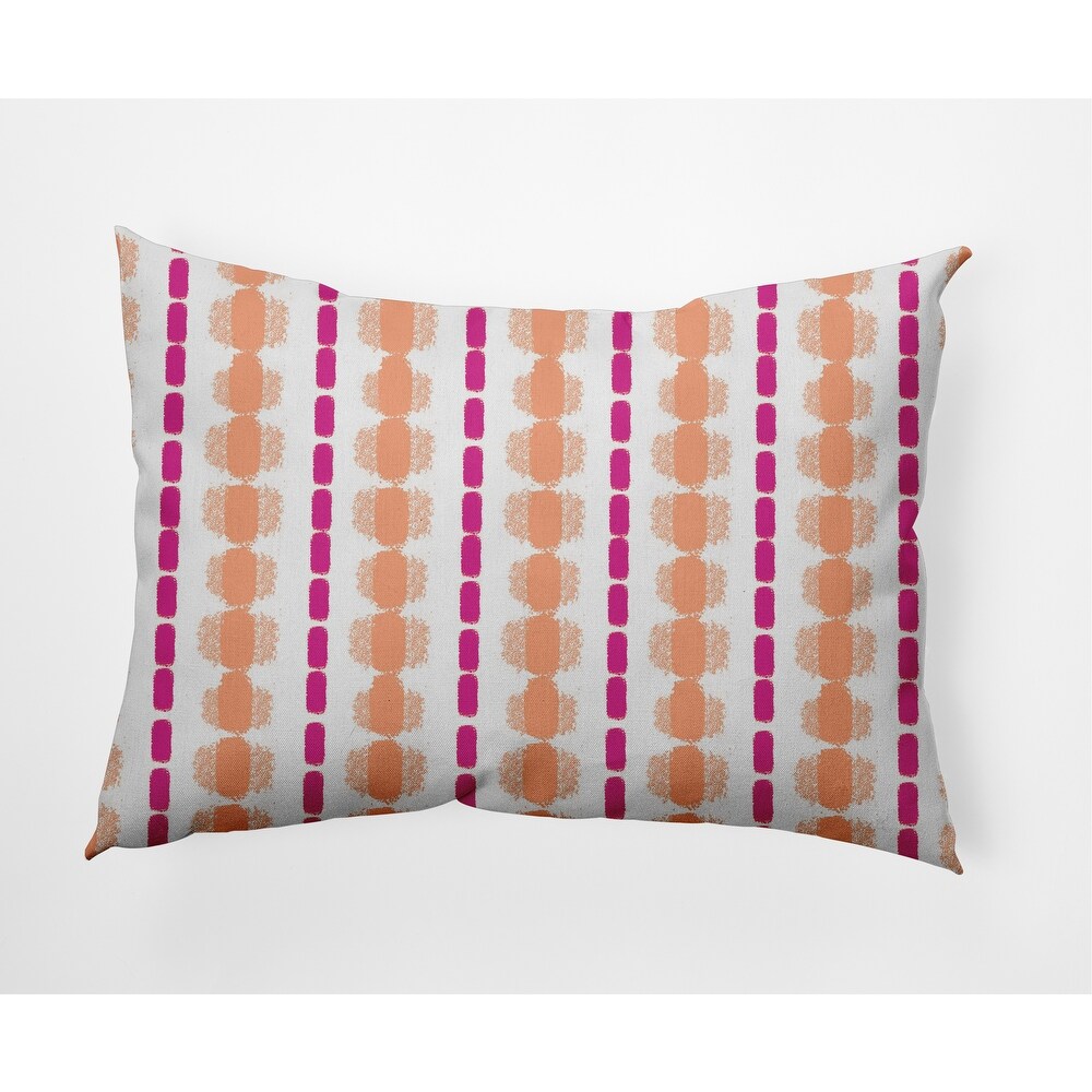 Watercolor Stripe Decorative Throw Pillow