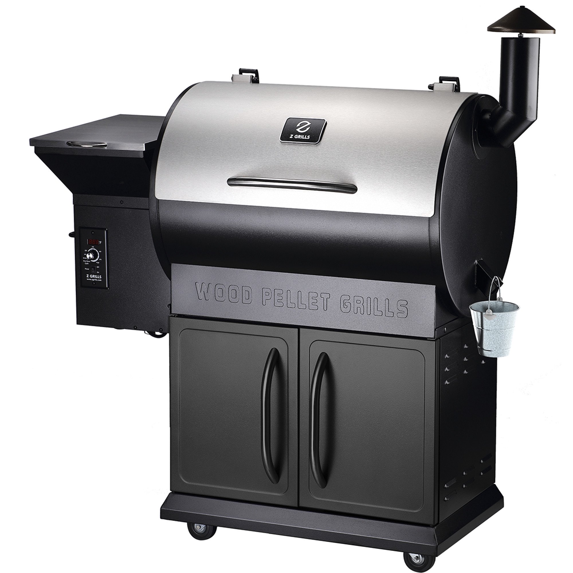 Z Grills ZPG-700E 697 sq. in. Pellet Grill and Smoker Stainless Steel