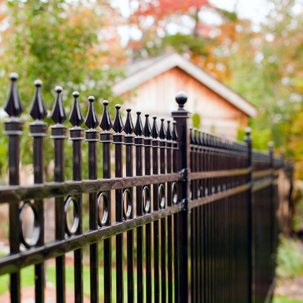 Fence Armor 2.5 in. L x 2.5 in. W x 3 in. H Black Ornamental Fence Post Guard FA2.5x2.5OBMB