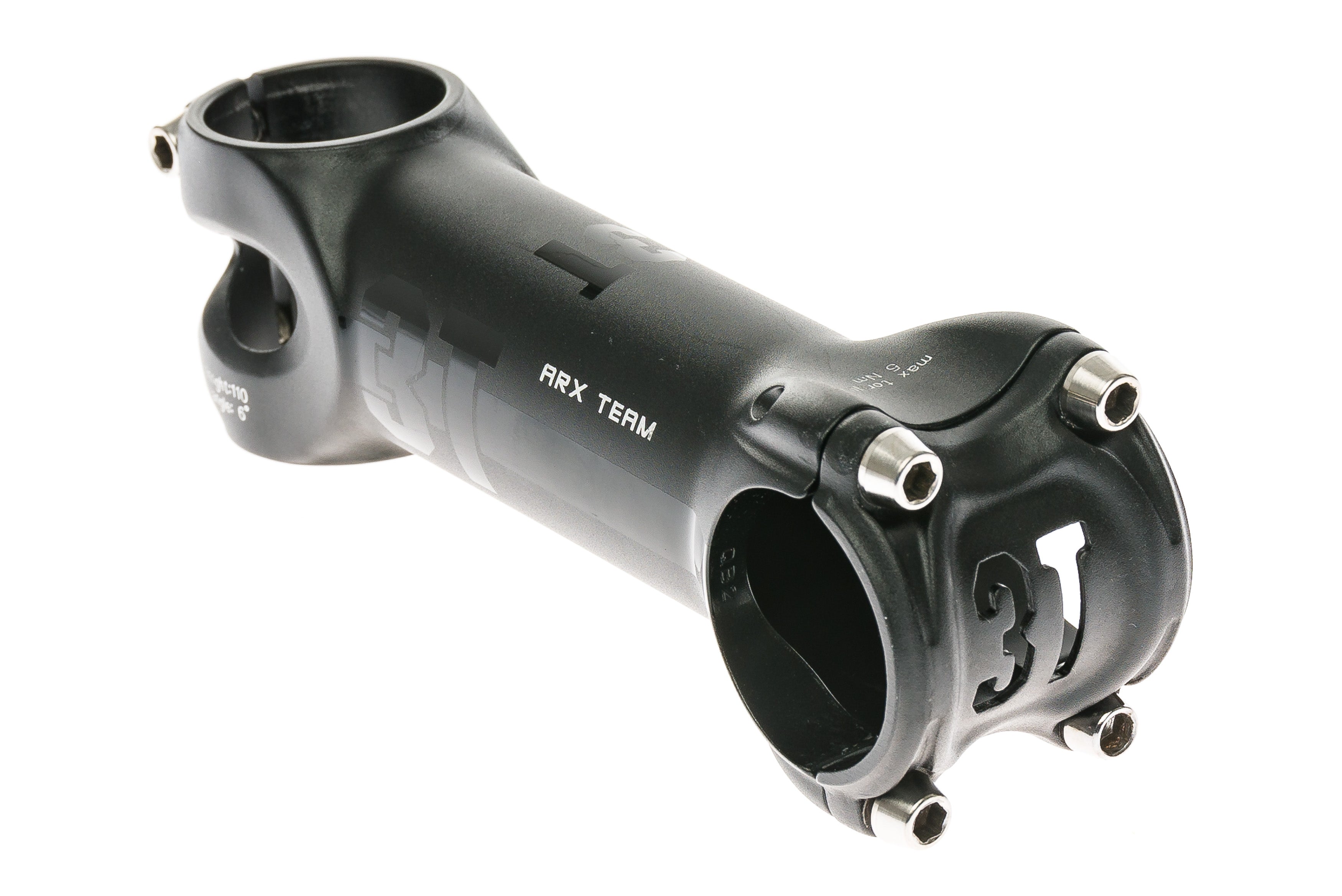 3T ARX-Team Stealth Alloy Stem 31.8 Clamp 110mm 6 Degree Black