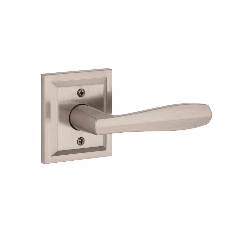 Baldwin Torrey Satin Nickel Low Profile Rose Half-Dummy Door Lever 351TOLSLB15CP