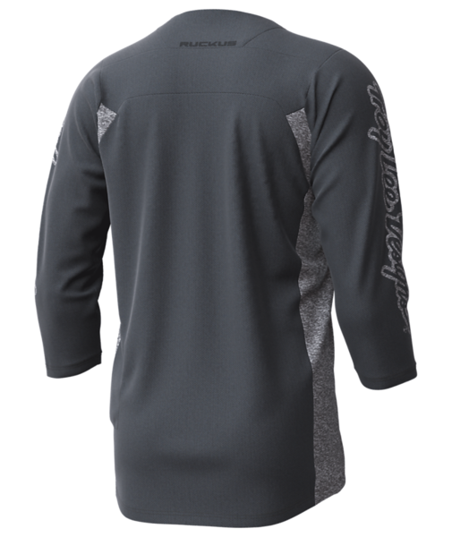 Troy Lee Designs Ruckus 3/4 Sleeve MTB Jersey - Bars - Gray-Gray Heather - 2023