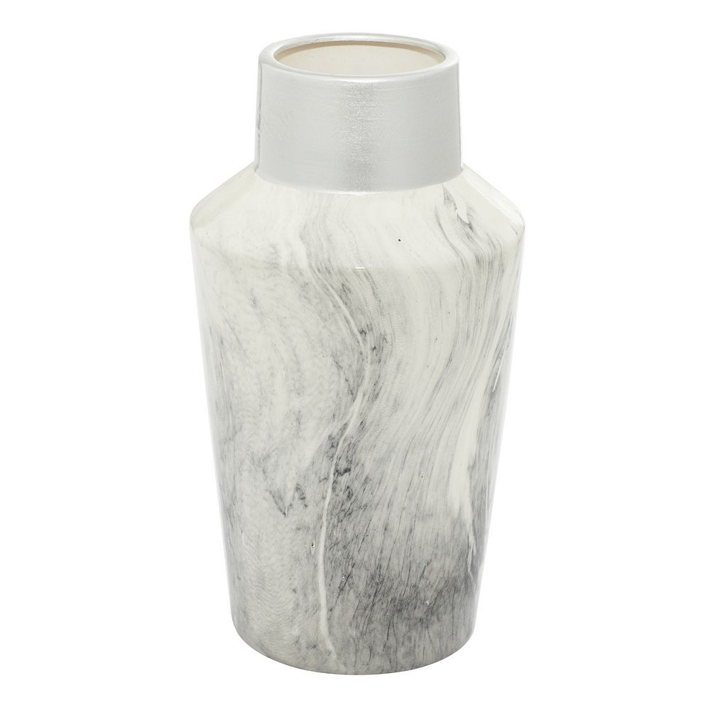 Stella and Eve Marble Finish Vase Floor Decor