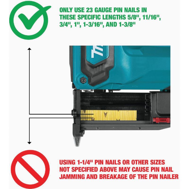 Makita 18V Cordless Pin Nailer