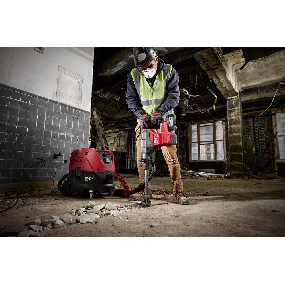 MW M18 FUEL ONE-KEY 18V Lithium-Ion Brushless Cordless 1-34 in. SDS-MAX Rotary Hammer with Two 12.0 Ah Battery 2718-22HD