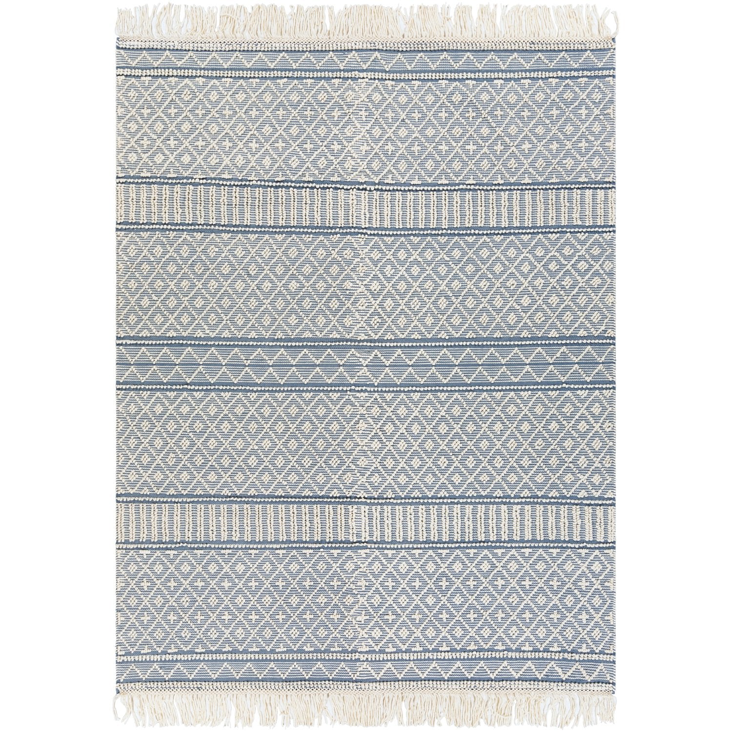 Farmhouse Tassels Hand Woven Rug