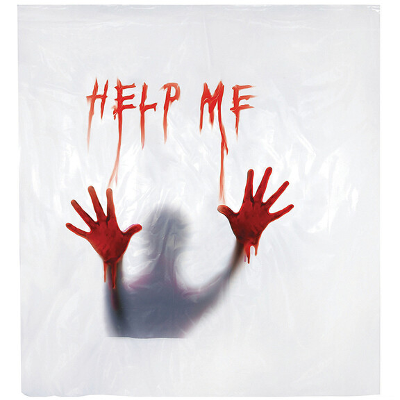 Morris Costumes SS81732 5' Shower Curtain Help Me