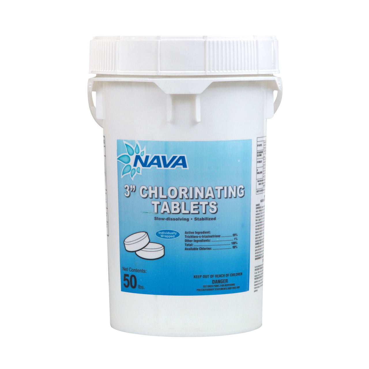 Nava 3 Inch Pool Chlorine Tablets 50 lbs