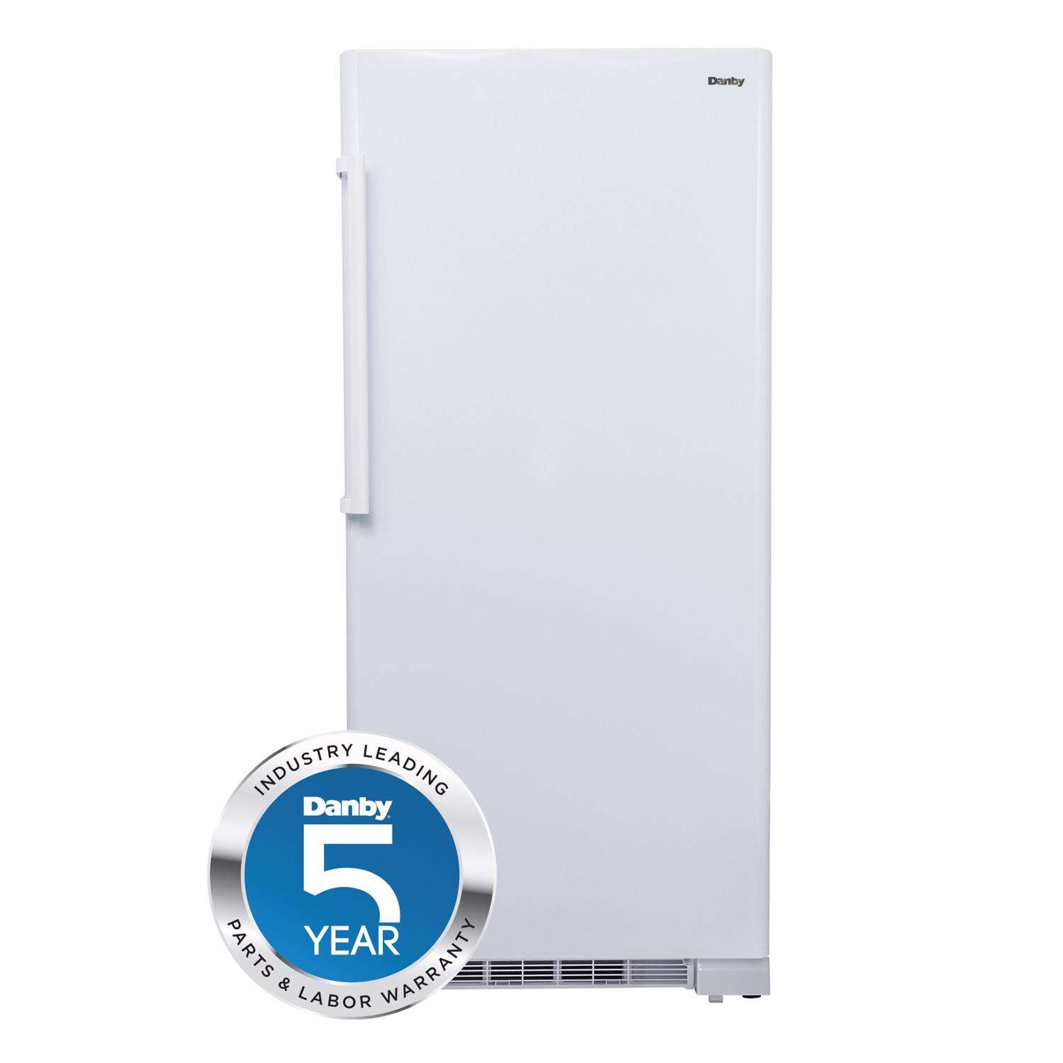 Danby 16.7 cu ft White Steel Upright Freezer 130 W