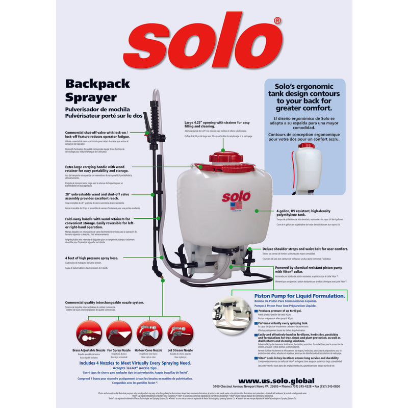 SPRAYER BACKPACK 4GAL