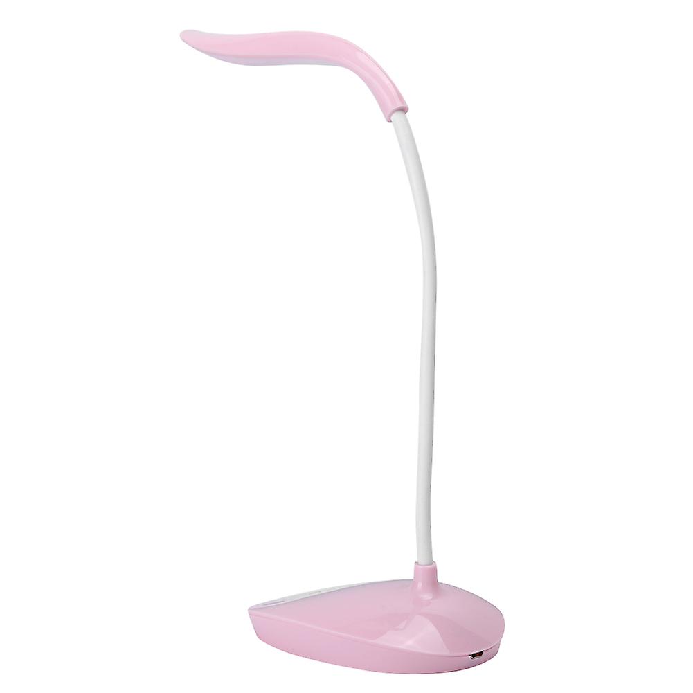 Portable Desk Lamp USB Rechargeable Touch Eye Protection Student Study Illumination Night LightsPink