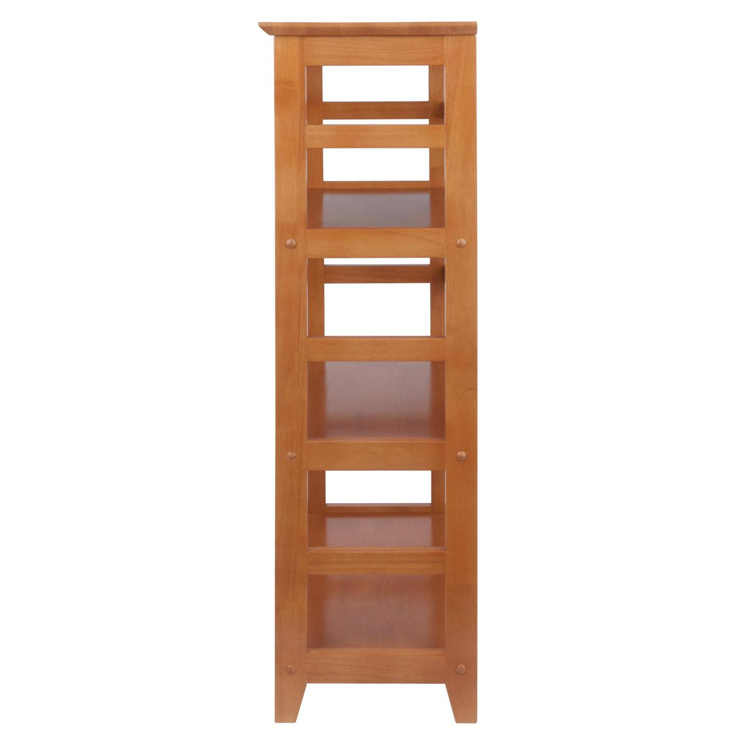 Winsome Wood Studio 3-Section Bookshelf， Honey Pine Finish