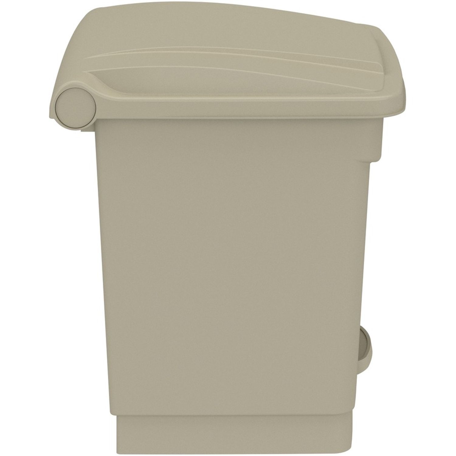 8 Gallon Plastic Step-on Receptable by Safco Products SAF9924TN