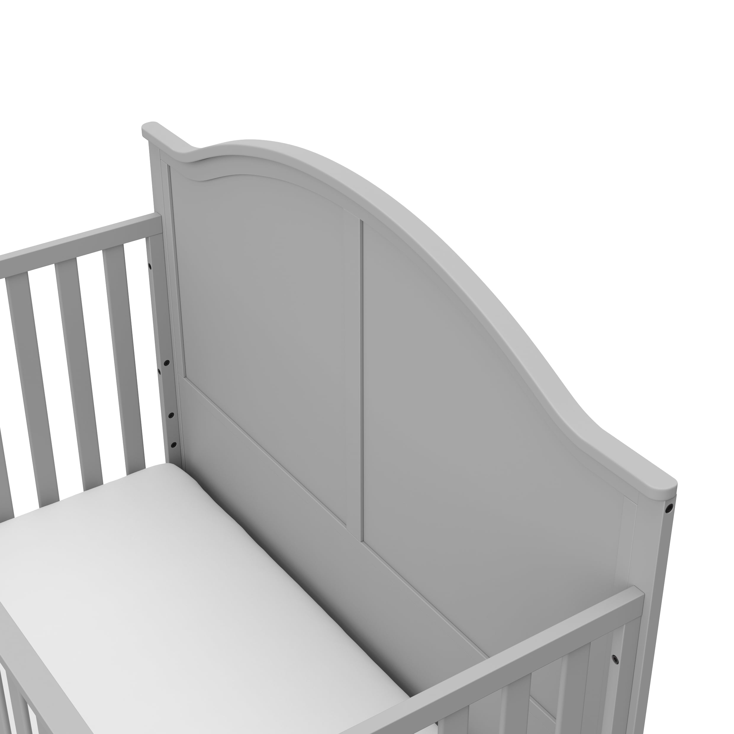 Graco Wilfred 5-in-1 Convertible Baby Crib, Pebble Gray