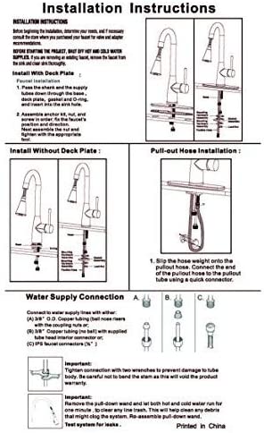 Hardware House LLC Single Handle Gooseneck Style Kitchen Faucet， Satin Nickel