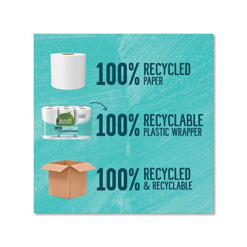 Seventh Generation 100% Recycled Bathroom Tissue  SEV13733CT