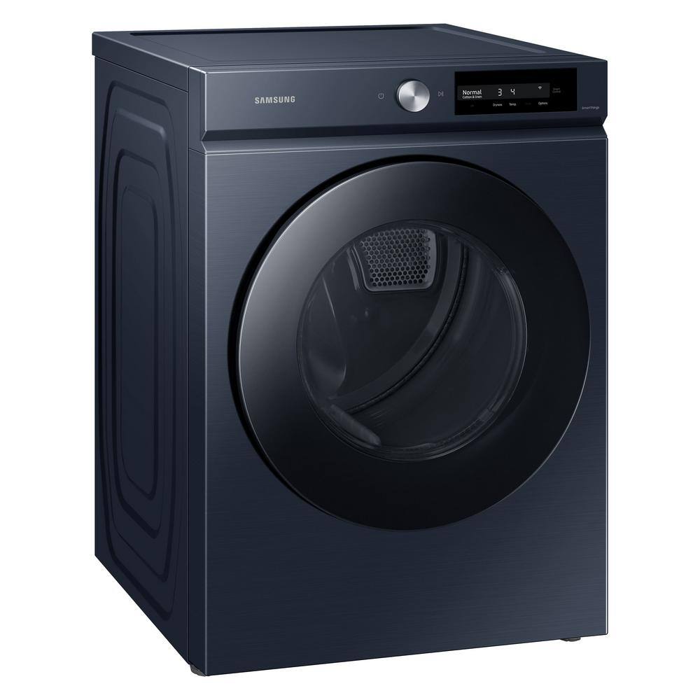  Bespoke 7.5 cu. ft. Large Capacity Vented Electric Dryer in Brushed Navy with Super Speed Dry and AI Smart Dial DVE46BB6700D