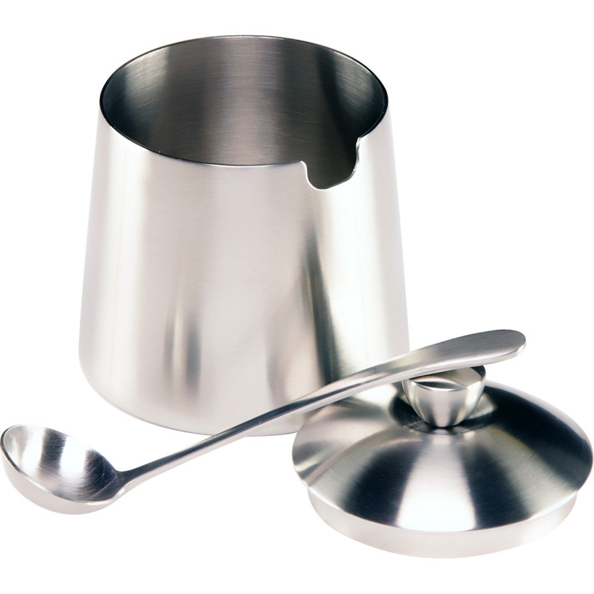 Frieling 10oz Sugar Bowl with Spoon | Brushed Finish