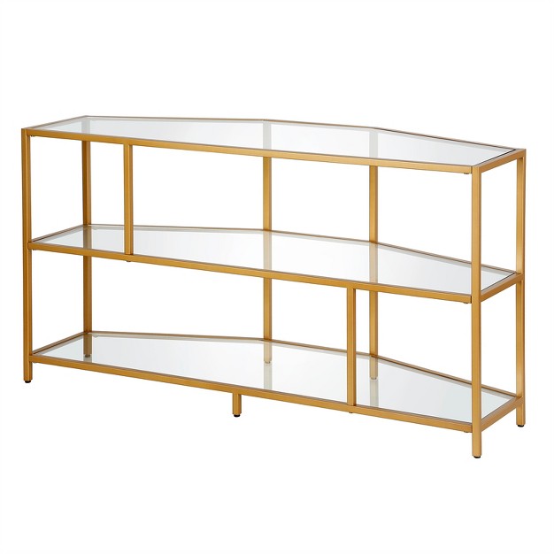 Brass Metal Tv Stand 48 In W Henn amp hart