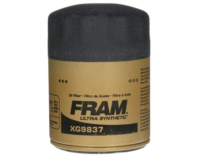 FRAM Ultra Synthetic Spin-On Oil Filter XG9837