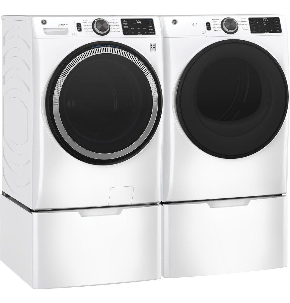 Ge Appliances GFD55ESSNWW Ge® 7.8 Cu. Ft. Capacity Smart Front Load Electric Dryer With Sanitize Cycle