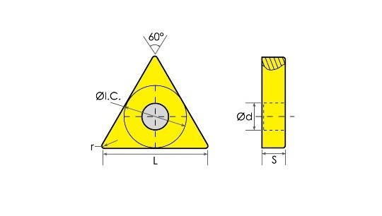 ABS Import Tools TNMG 544 COATED CARBIDE INSERT (6...