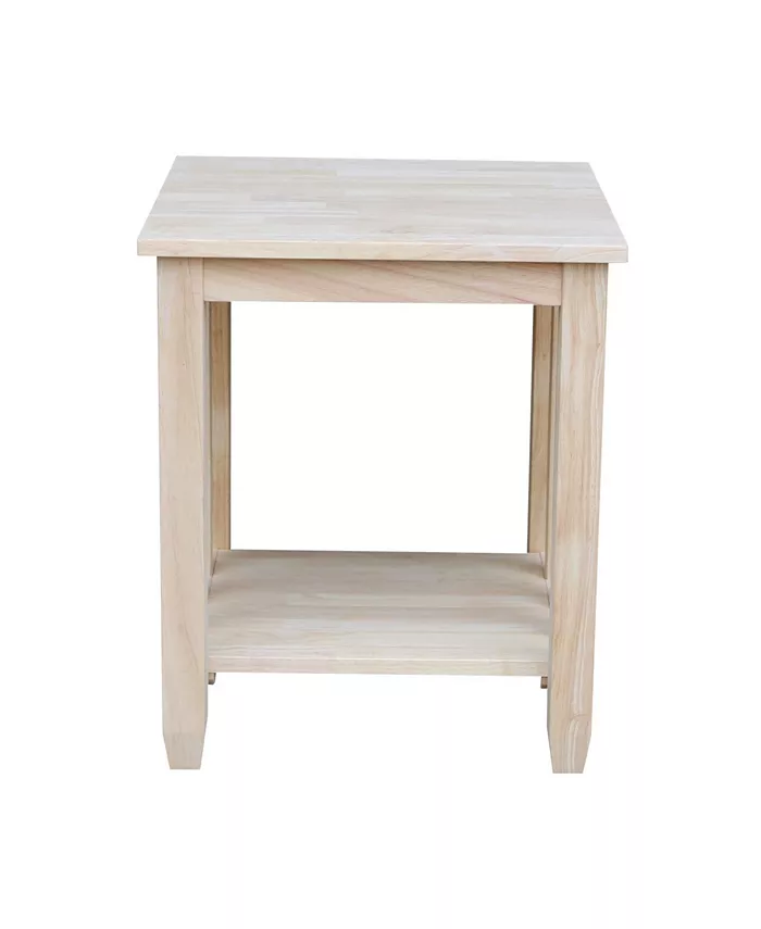 International Concepts Mission Tall End Table