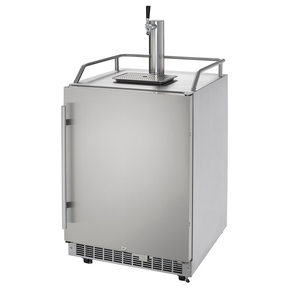 Danby Silhouette Professional 5.5 Cu. Ft. Outdoor Rated Keg Cooler in Stainless Steel