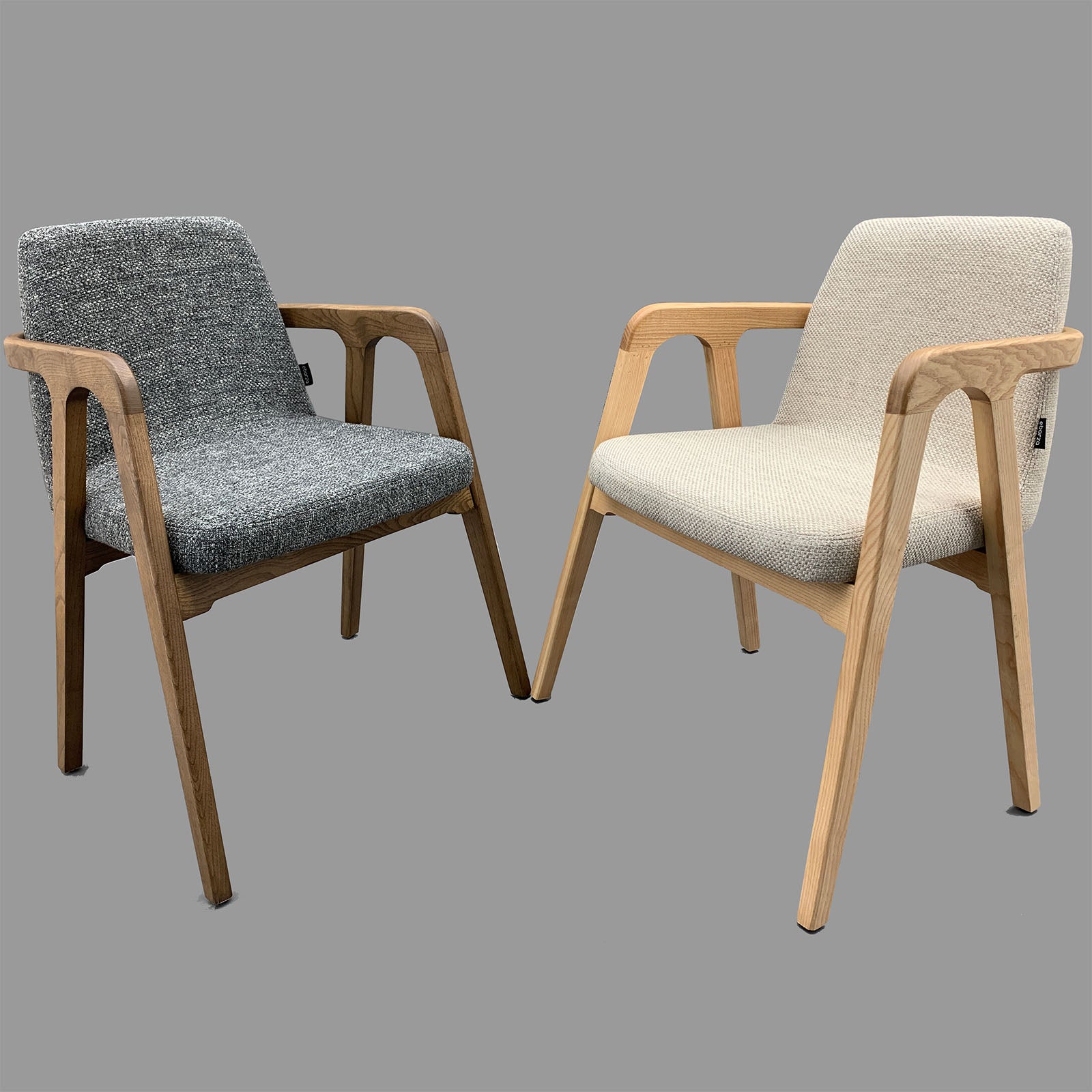 Natura  Solid Ash Wood Chair Cosmic48-Grey-Naturach