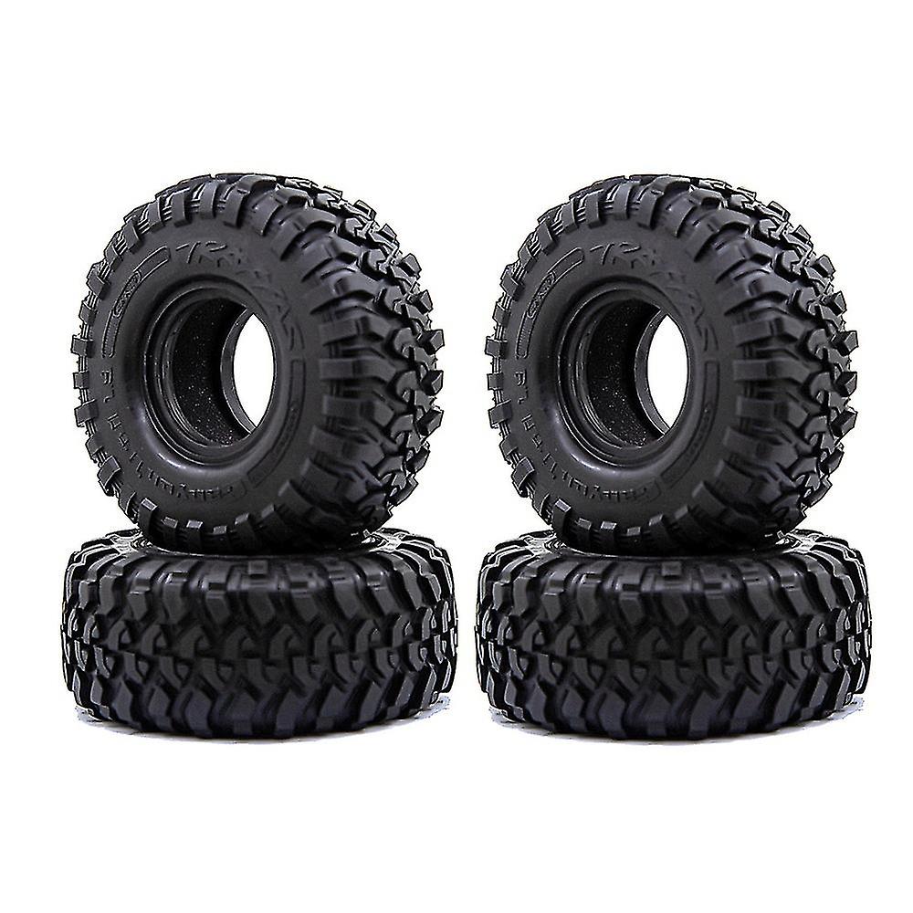 4pcs 118mm 1.9 Rubber Tires Tyres Wheel For 1/10 Rc Crawler Car Axial Scx10 90046 Axi03007 Traxxas