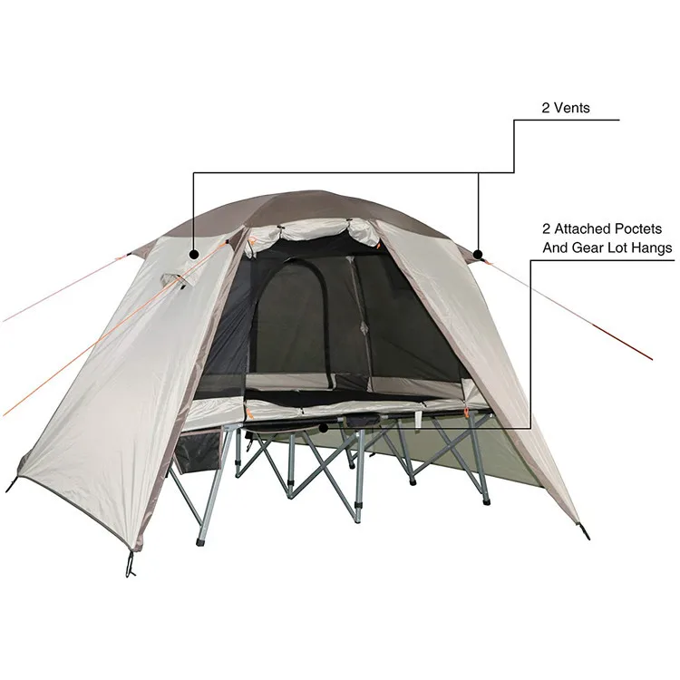 New Style high quality Custom Logo outdoor camping Hiking Equipment Windproof tents 1 2  persons