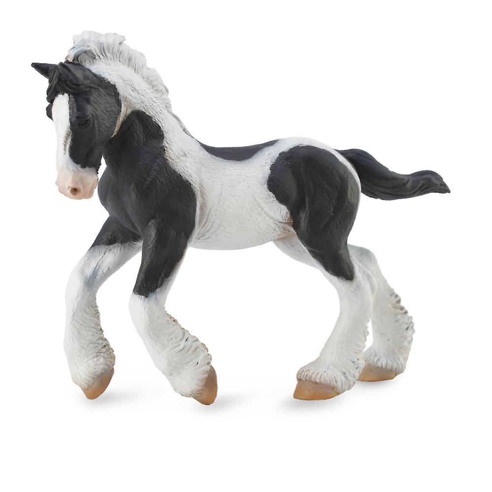 CollectA Gypsy Foal Black and White Piebald