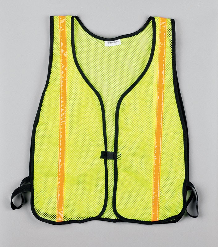 C.H. Hanson Reflective Safety Vest Fluorescent Green One Size Fits All