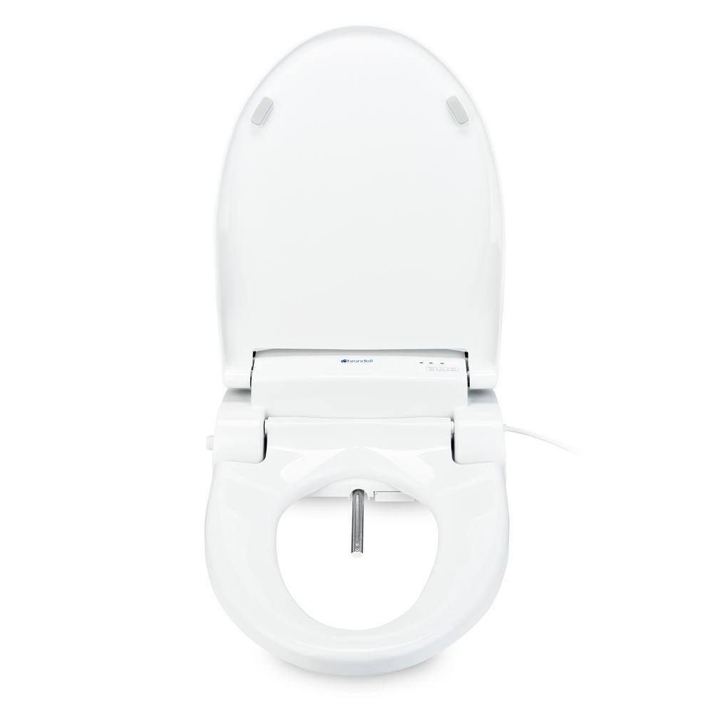 Brondell Swash Electric Bidet Seat for Elongated Toilets in White DS725-EW