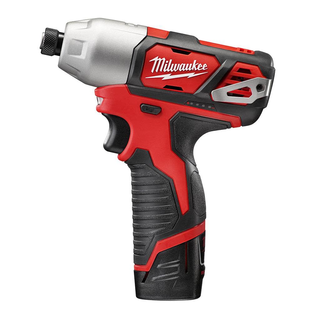 Milwaukee M12 1/4 in. Hex Impact Driver Kit 2462-22 from Milwaukee