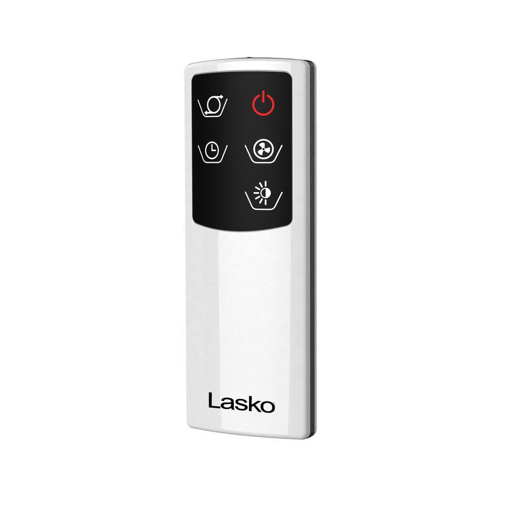 Lasko Bladeless 37 in. Oscillating Tower Fan with Nighttime Setting Timer and Remote Control AC615