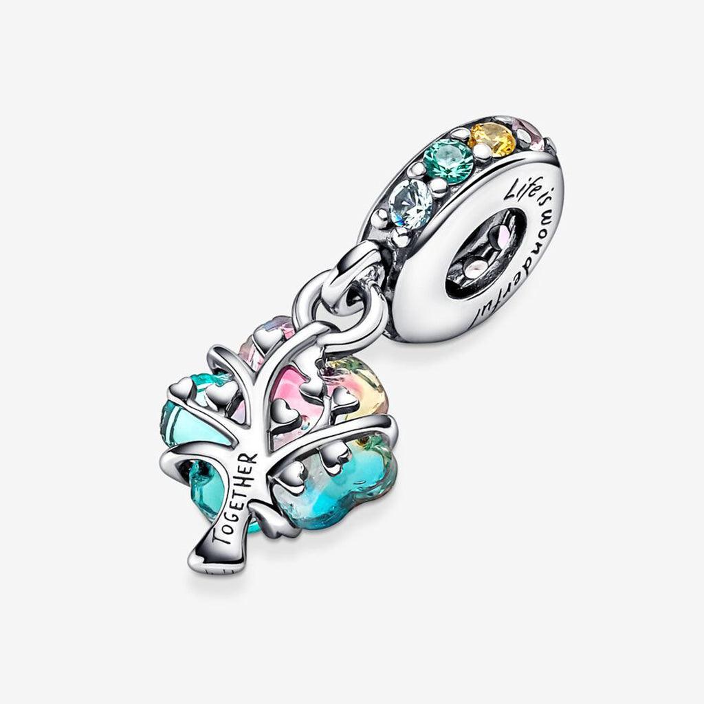 PANDORA  Togetherness Tree Murano Glass Dangle Charm