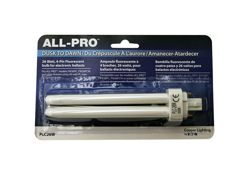 All-Pro 26 W PL 6.75 in. D X 4.88 in. L CFL Bulb Cool White Specialty 6400 K 1 pk