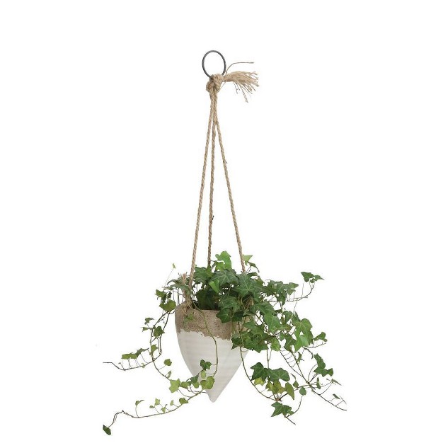 Jute Hanging Planter 8 5 quot Storied Home