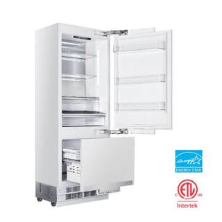 36 in. Built-in Single Top Door Refrigerator  Bottom Freezer with Automatic Icemaker (Total 19.8 cu. ft.) Panel Ready HRBISBM36PR