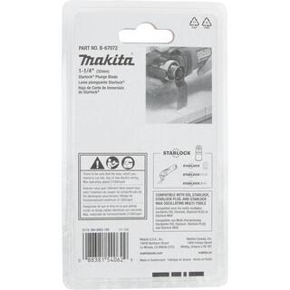 Makita 1-14 in. Starlock Plunge Blade (BiM) 14 TPI B-67072